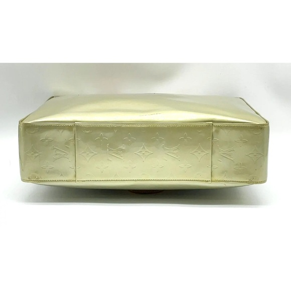 Auth Louis Vuitton  Monogram Vernis Gris Columbus M91028 Tote Bag GUC - Picture 4 of 17